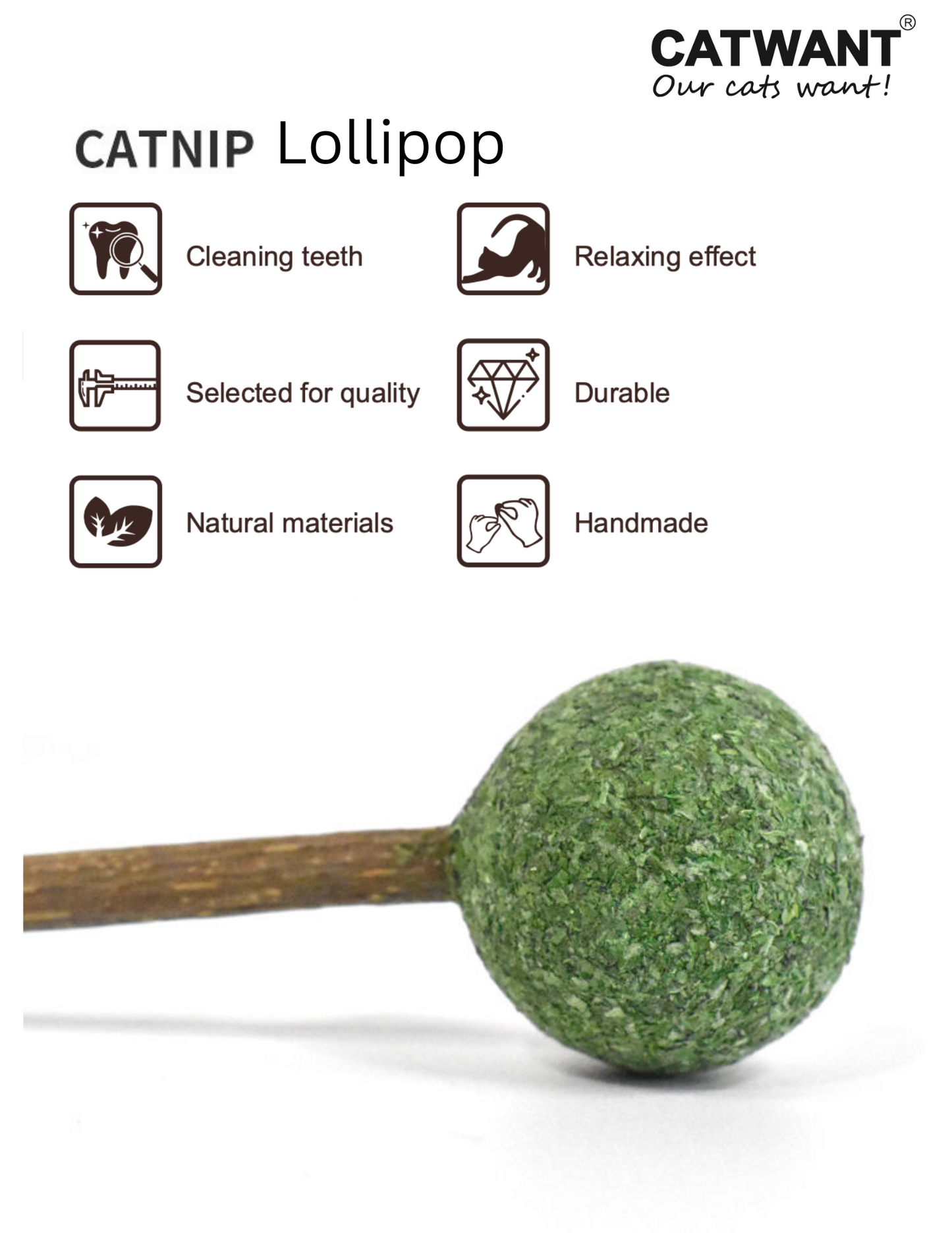 Catnip / Silvervine Lollipop