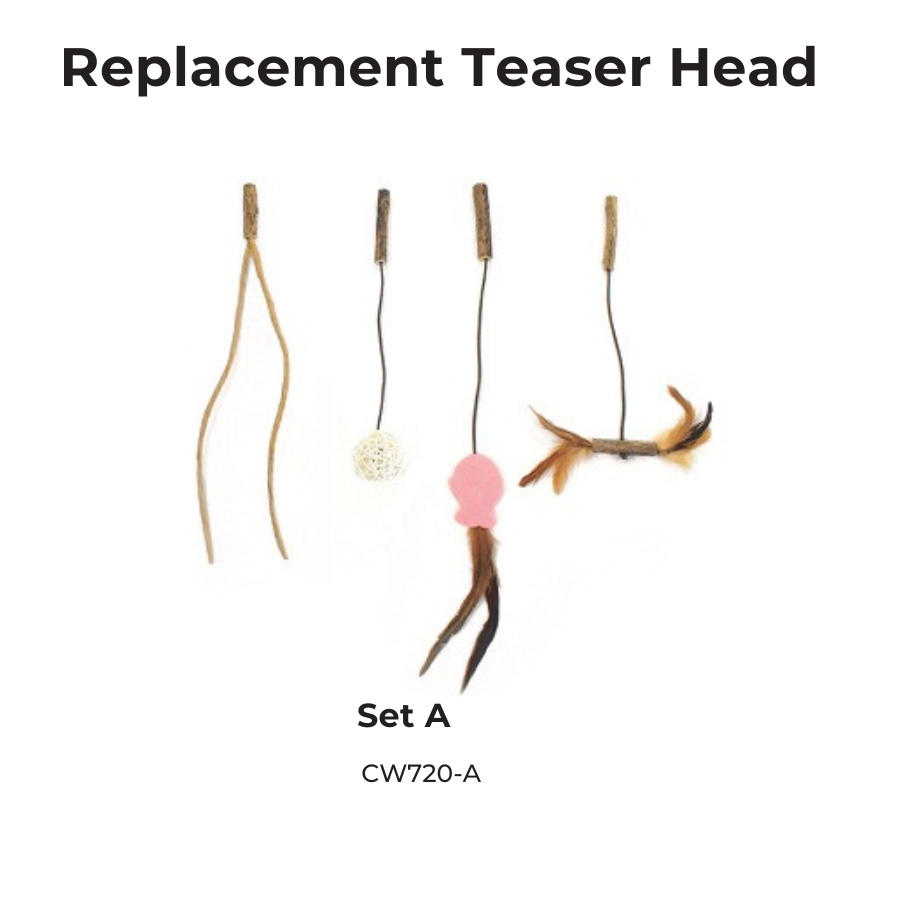 Extra Long Replaceable Teaser - New Version with Bird Chirping Device
