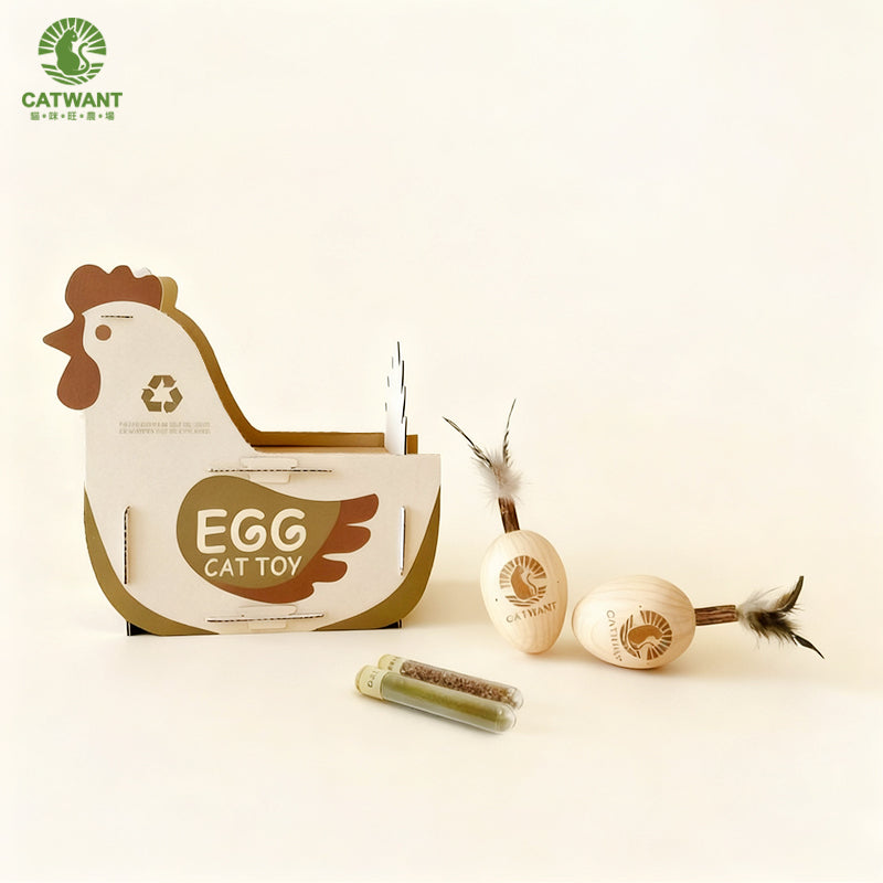 WOODEN EGG TEASER