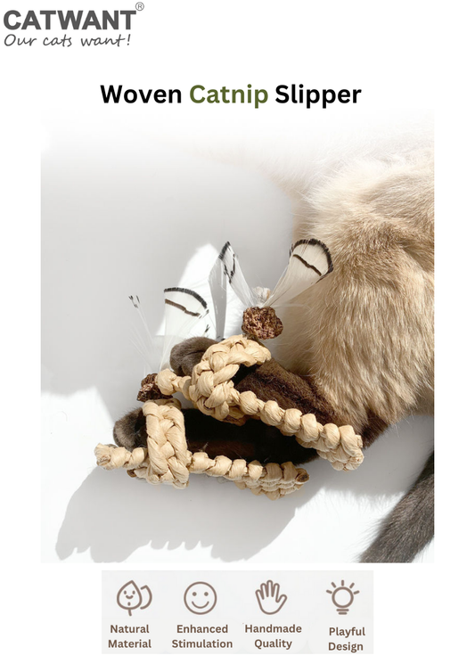 Woven Catnip Slipper