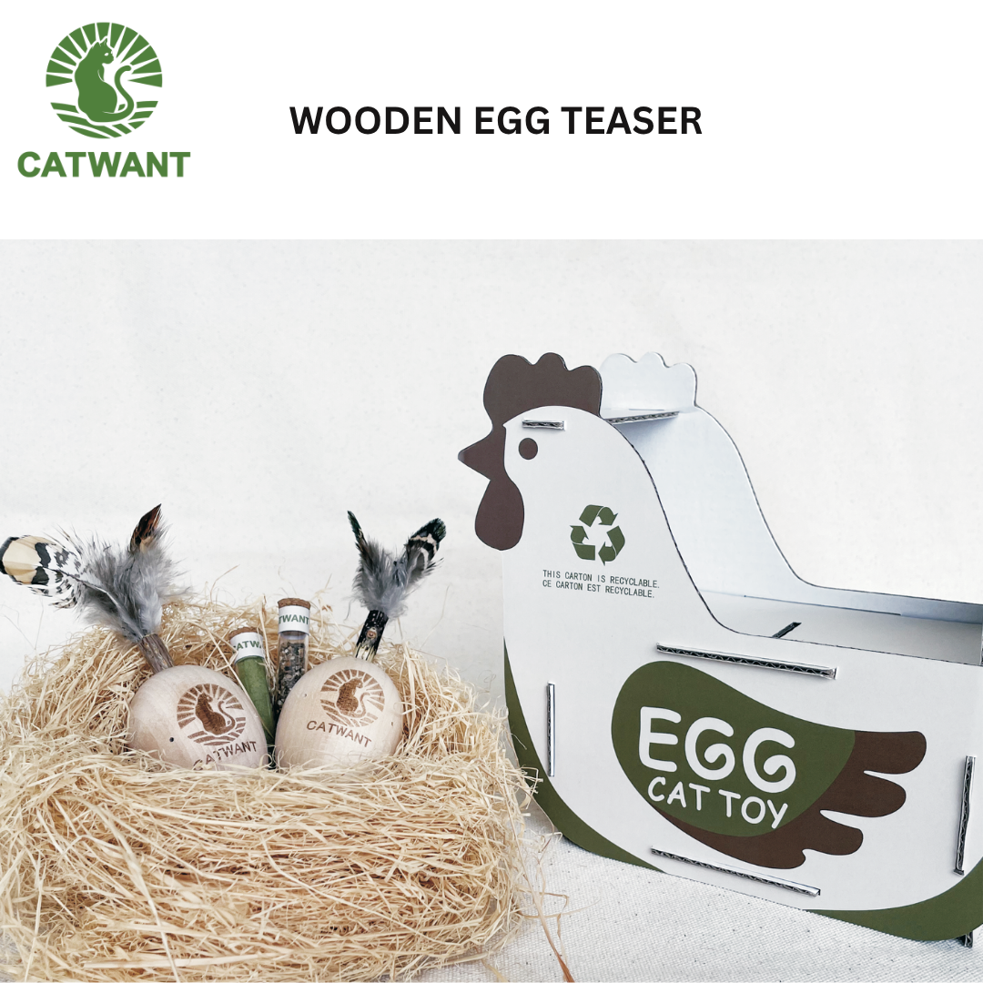 WOODEN EGG TEASER
