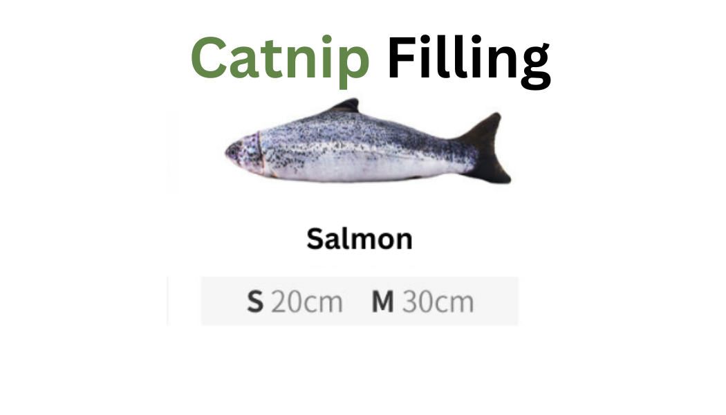 100% Silvervine/Catnip Filled Fish Cuddle Toy