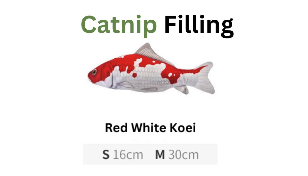 100% Silvervine/Catnip Filled Fish Cuddle Toy