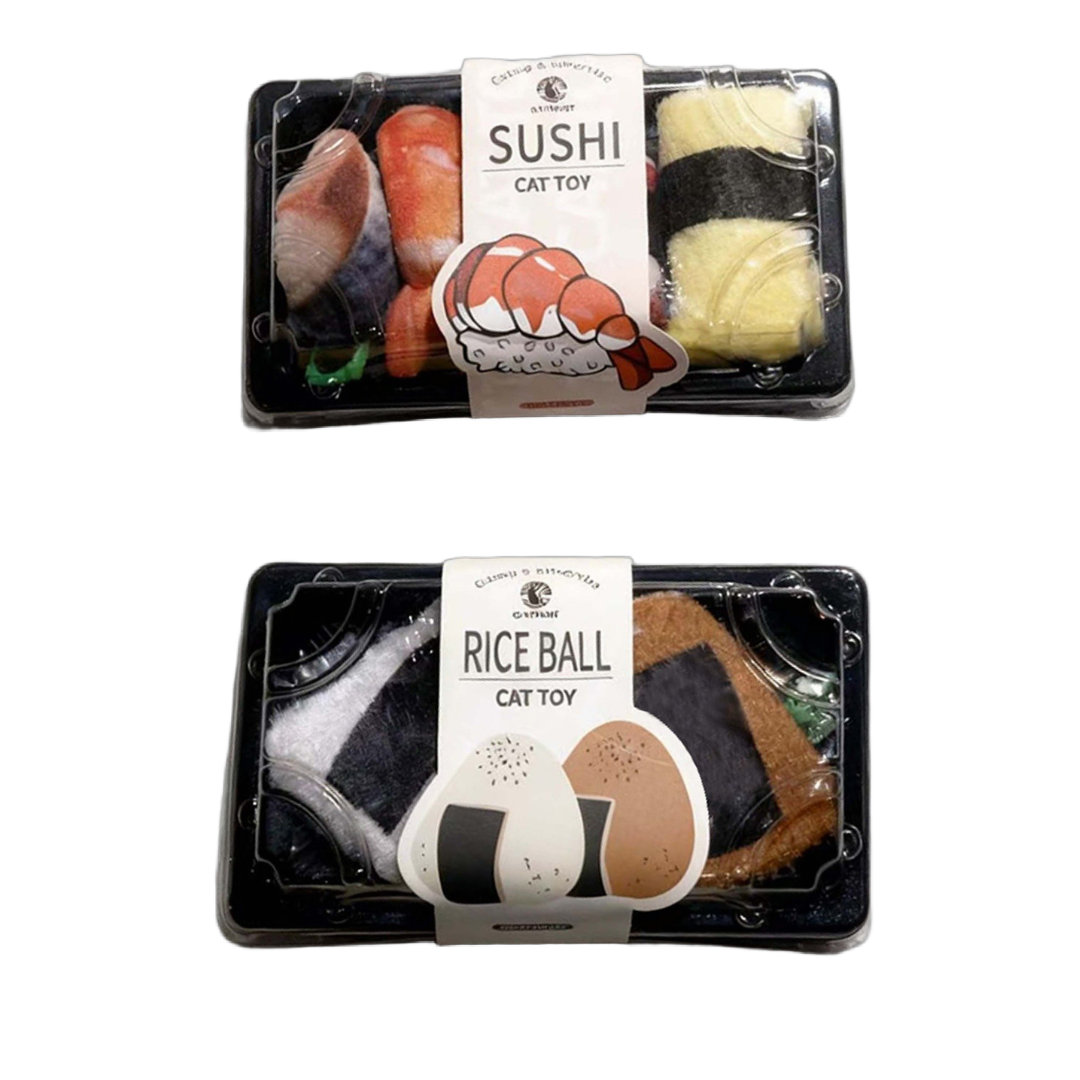 Catnip and Silvervine Sushi Set – 4PCS