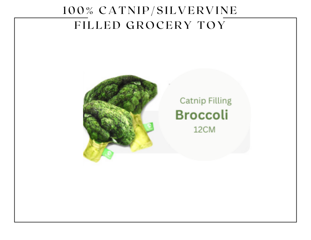 100% Silvervine/Catnip Filled Grocery Cuddle Toy